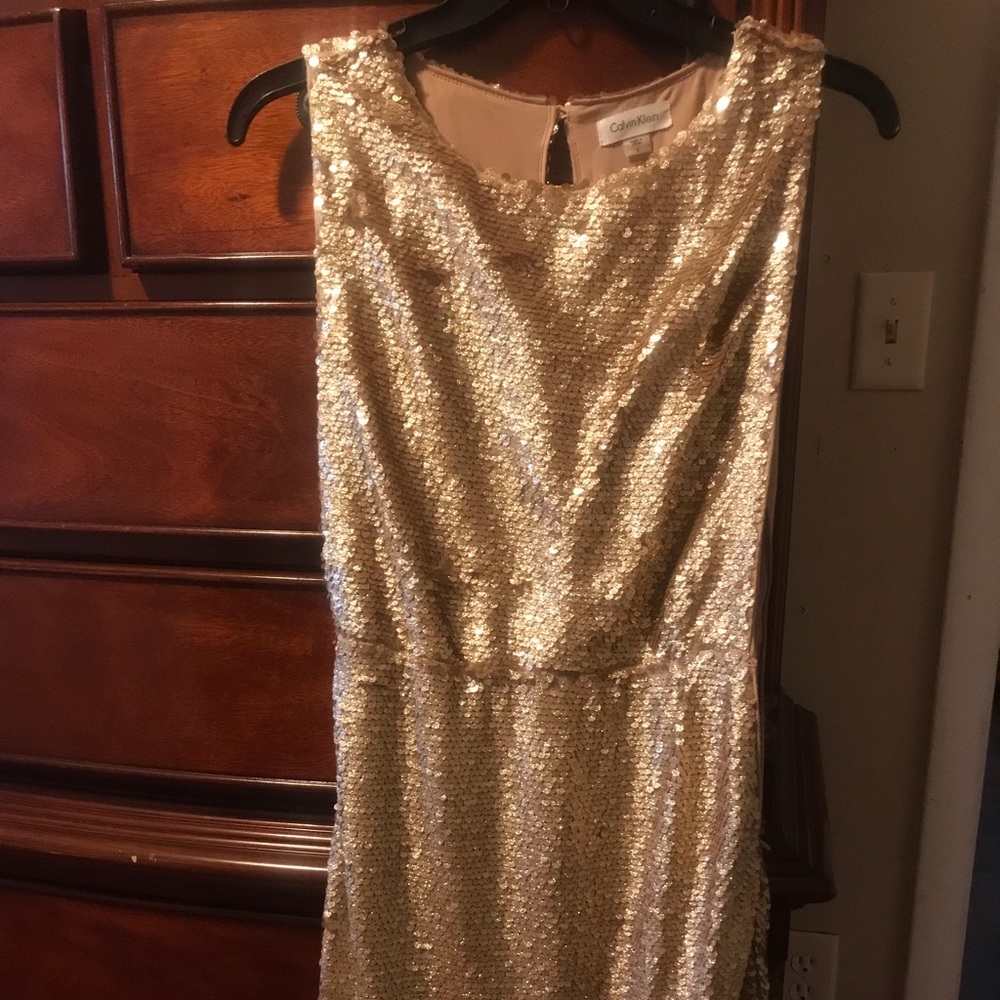 Gold Party Dress